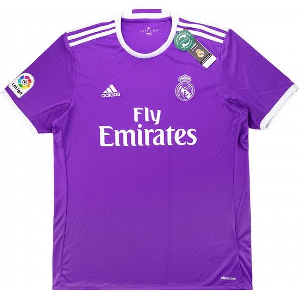 Camiseta Real Madrid Replica Segunda Ropa Retro 2016 2017 Purpura